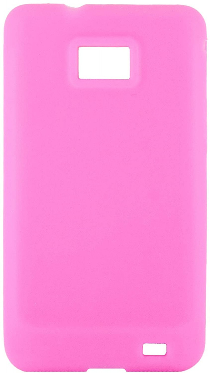 Original Silicon Case Samsung I9100 Pink чохол накладка силіконова