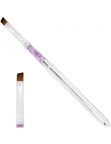 Скошений пензлик для гелю №6, фото 1