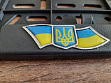 Рамка номера Україна з силік. вставками Racing (новий формат), фото 2