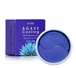 Гідрогелеві Патчі під Очі з Агавою Petitfee Agave Cooling Hydrogel Eye Mask 60 шт