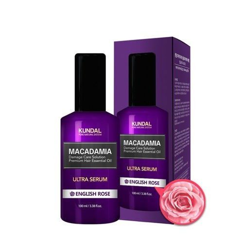 Сироватка для волосся "Англійська троянда" KUNDAL Macadamia Ultra Serum English Rose 100ml