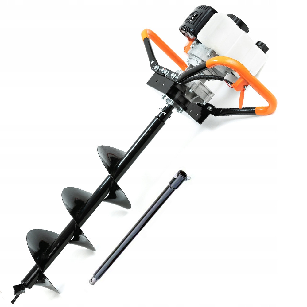 Мотобур двотактний BLACK + шнеки в комплекті гарантія 12 місяців, фото 1