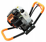 Мотобур двотактний BLACK + шнеки в комплекті гарантія 12 місяців, фото 3