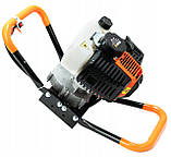 Мотобур двотактний BLACK + шнеки в комплекті гарантія 12 місяців, фото 5