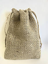 Мішок джут, екомішок для речей, екоторобка, екоребінка, мішок для подарунків, подарунку торба