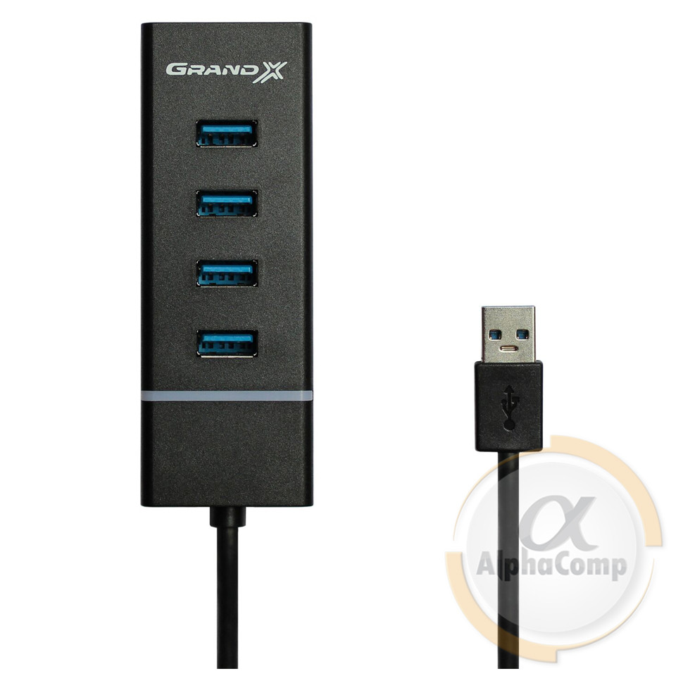 Хаб USB 3.0 Grand-X Travel 4 порти (GH-412)