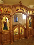 Іконостас тюбовий різний лакований, фото 4