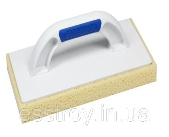 Губка гігроскопічна з насічками з пластмасовою ручкою 140x280 мм, фото 1