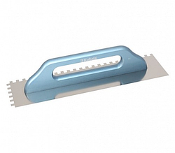 Терка нержавіюча, 130x480 мм зубчата 10х10 мм