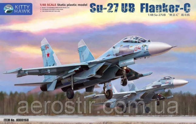 Su-27UB Flanker-C 1/48 Kitty Hawk 80168, фото 1