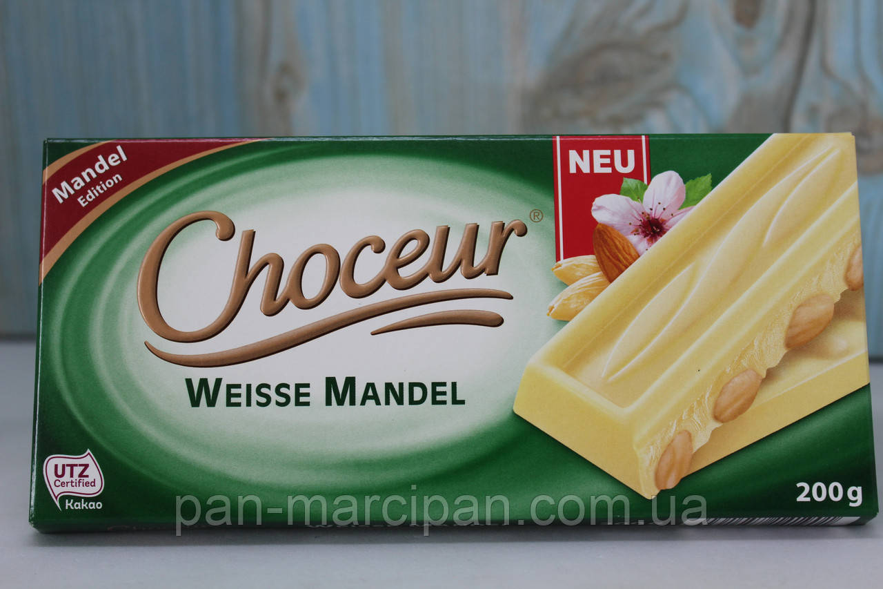 Шоколад Choceur Weisse Mandel 200г
