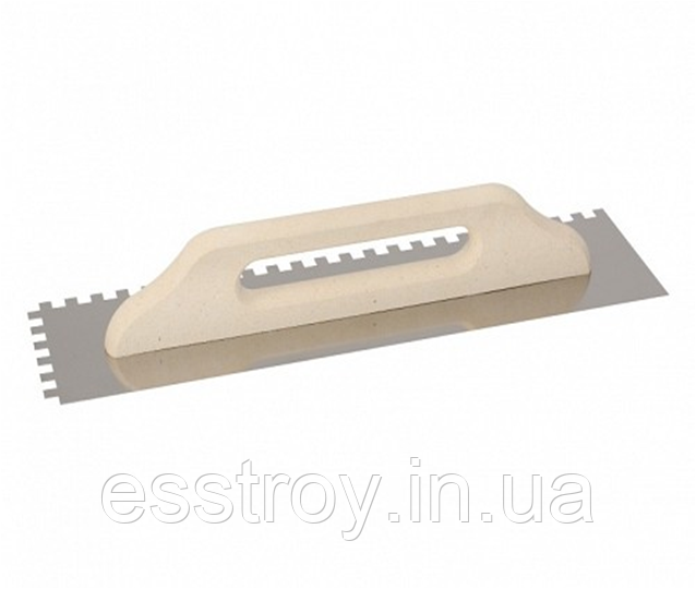 Терка нержавіюча, 130х480 мм, зубчата  10х10 мм ECO Line
