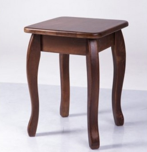 Табурет дерев'яний Смарт з квадратним сидінням горіх, фото 1