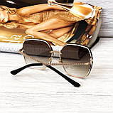 Жіночі стильні окуляри для сонця (2655) brown, фото 3