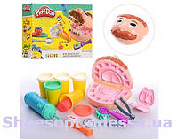 Набор тесто для лепки Play-Doh Стоматолога Мистер Зубастик, звук, 5 цветов
