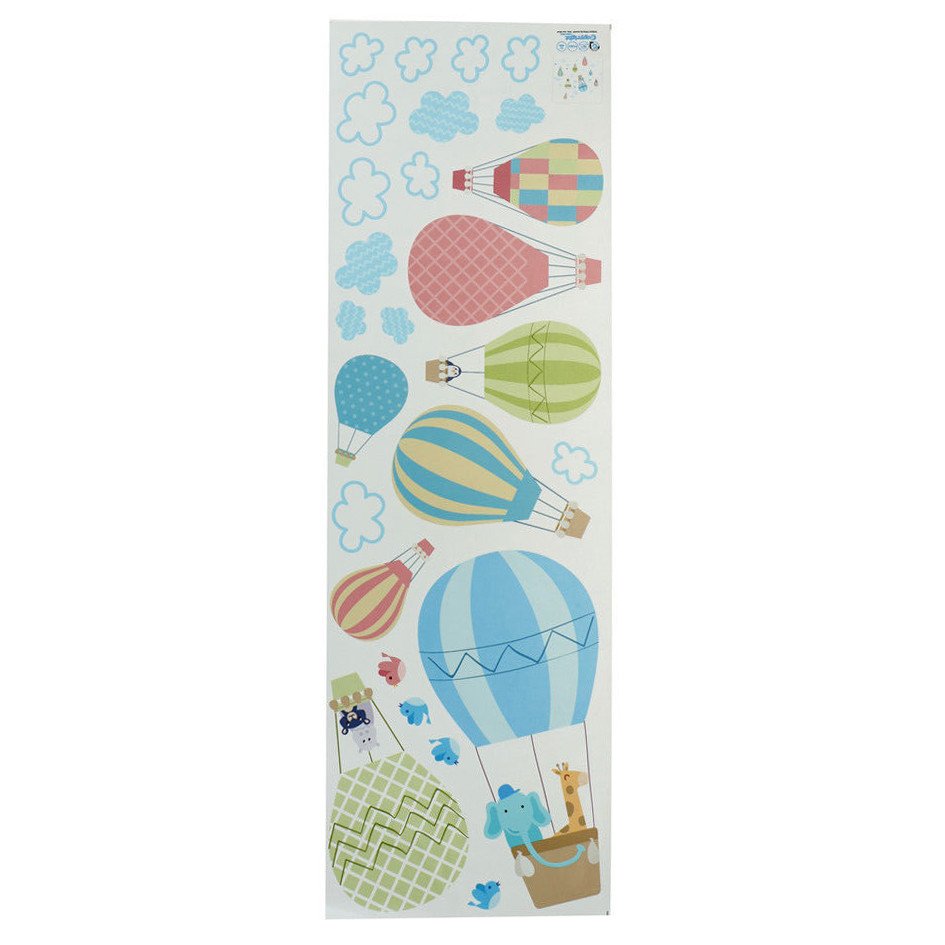 Детская виниловая наклейка на стену-Воздушные шары-1 (лист 90*30см). Декоративная интерьерная наклейка на обои - фото 8 - id-p1245866570