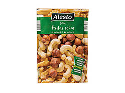Мікс горіхів: фундук, волоський горіх, кеш'ю. Alesto  (250 г)