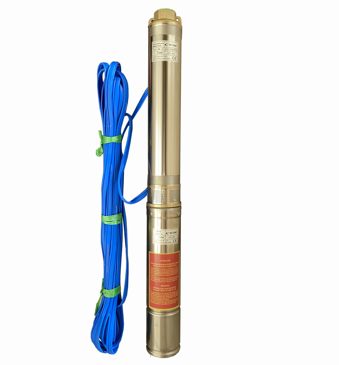 Насос свердловинний OPTIMA 4SDm3/11 0.75 кВт 80м NEW