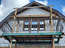 Кованые перила на балкон 3