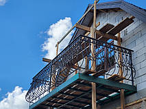 Кованые перила на балкон 5