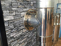 Трійник для димоходу 90° неіржавка сталь в неіржавці AISI, фото 5