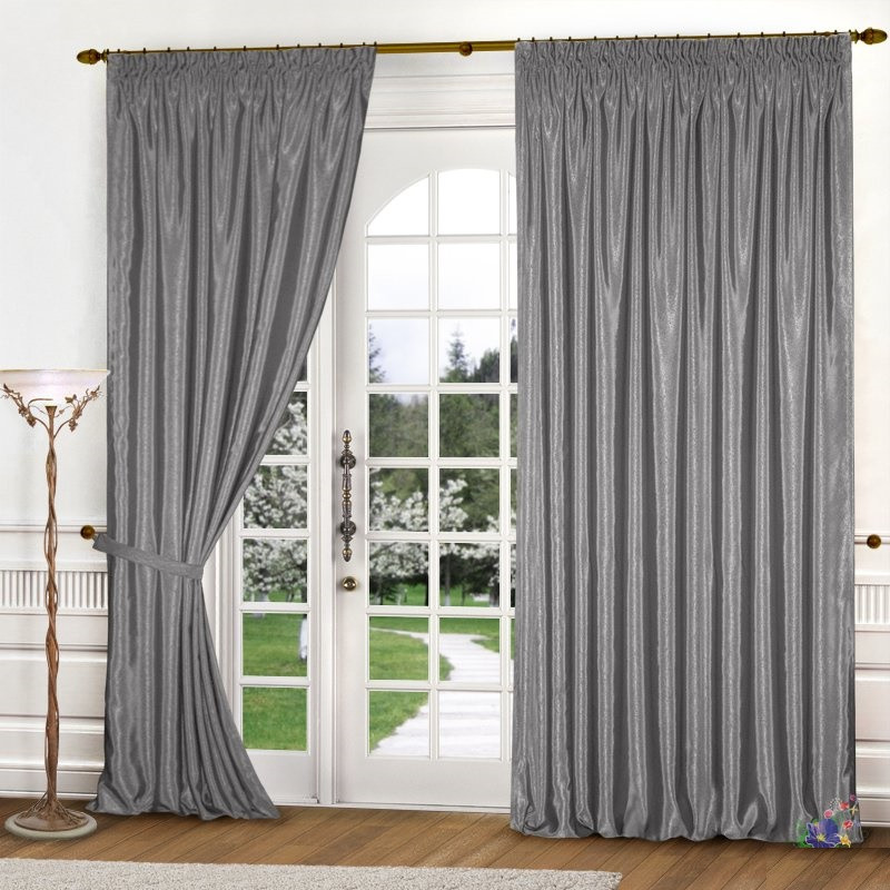 Штори "Софт Графіт" графітно-сірі