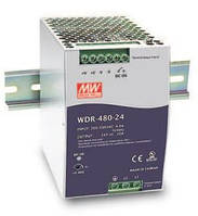 Блок питания Mean Well WDR-480-24 На DIN-рейку 480 Вт, 24 В, 20 А (AC/DC Преобразователь)