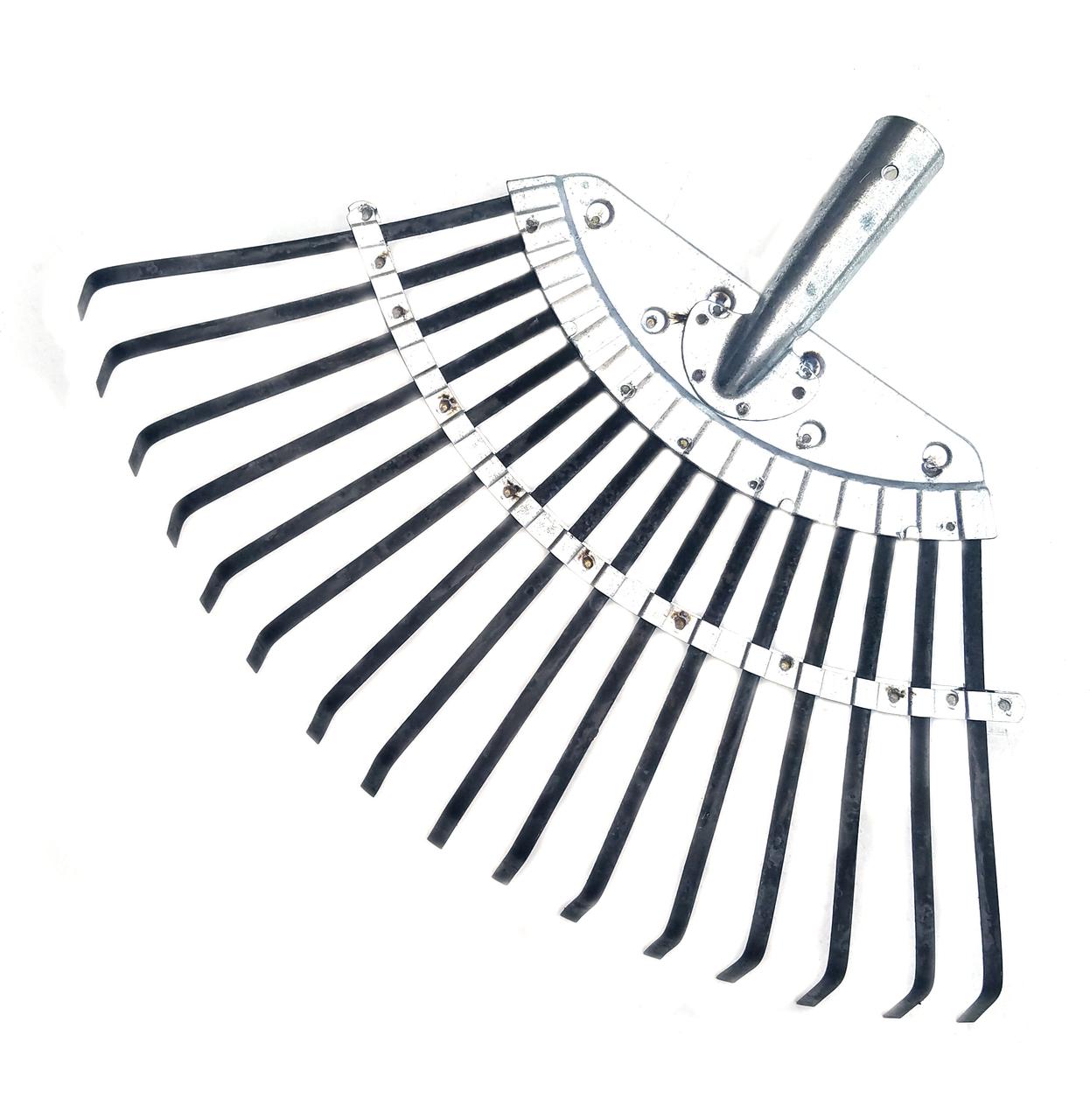 Граблі віялові пластинчасті установки