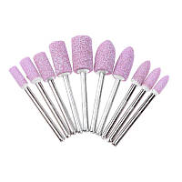 Набір камнів 10 шт з червоного корунду