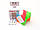 QiYi Twisty Skewb Cube stickerless (color) | Ск'юб Твісті без наліпок, фото 3