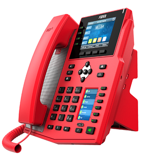 IP-телефон червоного кольору Fanvil X5U-R, фото 4