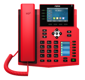 IP-телефон червоного кольору Fanvil X5U-R, фото 3
