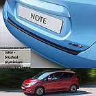 Пластикова захисна накладка на задній бампер для Nissan Note II E12 2013-2017