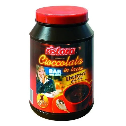 Гарячий шоколад Ristora Bar Cioccolata у банку 1 кг розчинний шоколад Ристора, фото 1