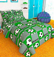 Комплект підліткового постільної білизни Футбол, Бязь Люкс,полуторний