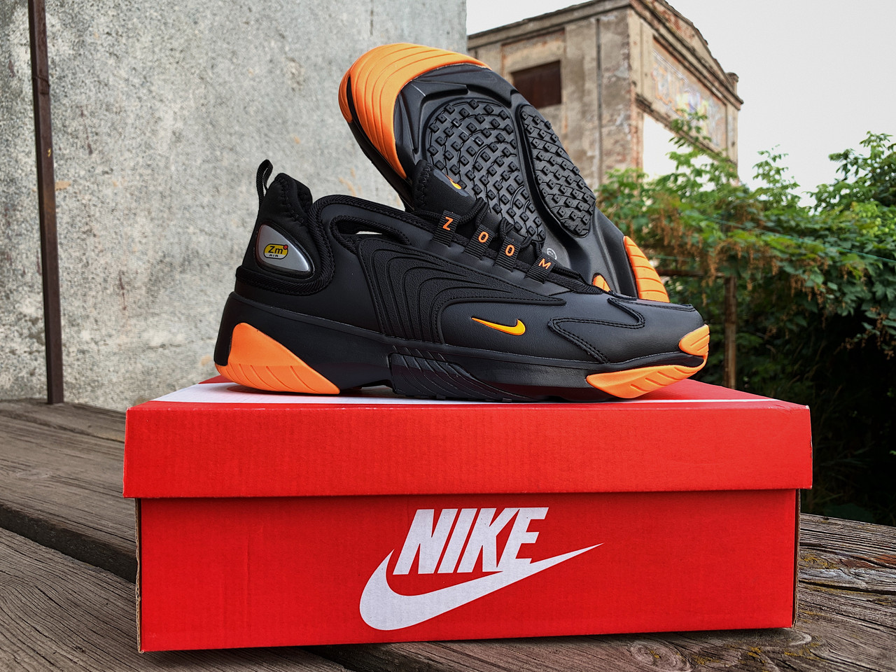 Чоловічі демісезонні кросівки Nike Zoom 2000 чорні