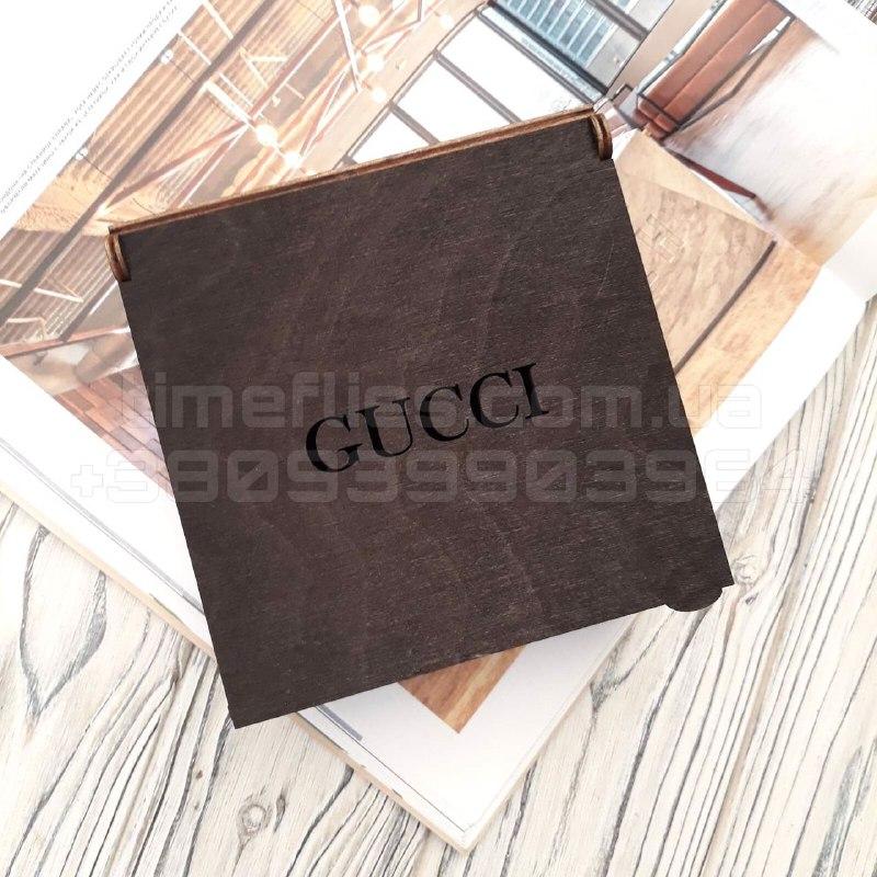 Дерев'яна коробка для ременя Gucci