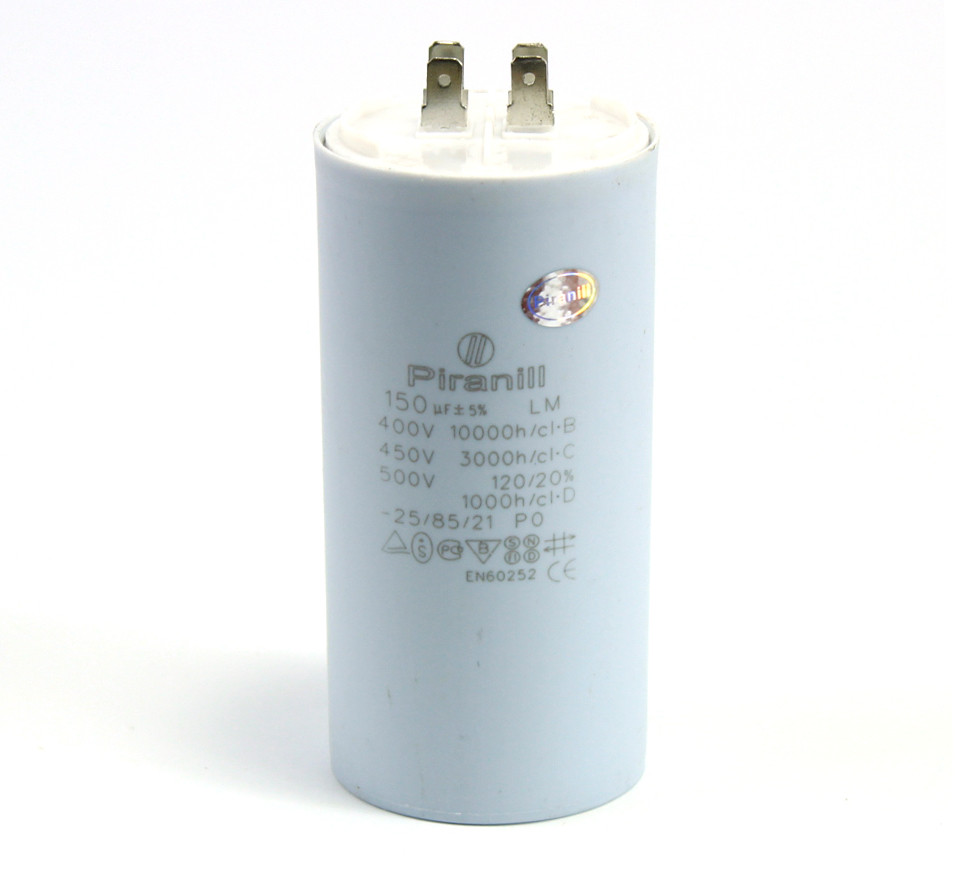 Конденсатор CBB60 150 мкФ 450 V, з клемами