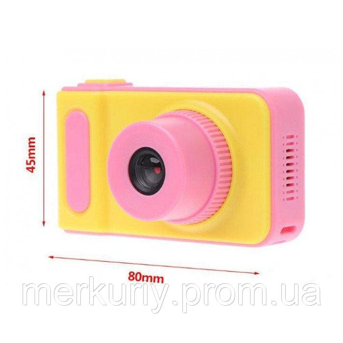 Дитячий цифровий фотоапарат Smart Kids Camera V7 Pink