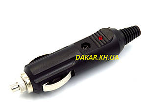 Штекер прикурювача з діодом