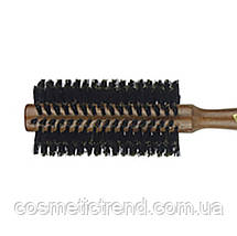 Щітка-брашинг непродувна дерев'яна з натуральною щетиною Salon Professional 2278CP, фото 6