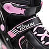 Роликові ковзани Nils Extreme NF7103A 2 в 1 Size 30-33 Black/Pink, фото 6