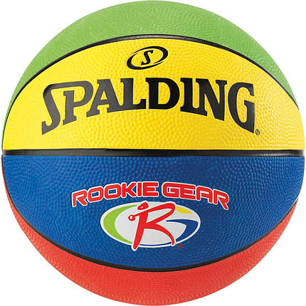 М'яч баскетбольний Spalding Jr. NBA/Rookie Gear Outdoor Size 5, фото 2