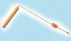 Рамка для біолокації мідна спіраль циліндр 11 * 24 см.