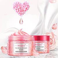 Маска для лица гелевая с лепестками роз IMAGES Flower Petals Mask Rose (120г)