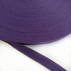 Кіперна стрічка хб, 10 мм. фіолетова.