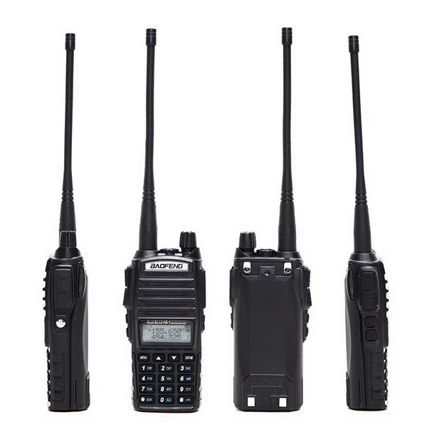 Рация Baofeng UV-82 Forest (5W, VHF/UHF, 136-174/400-480MHz, до 16км, 128 каналов, АКБ), 2шт, черная - фото 4 - id-p1245704654