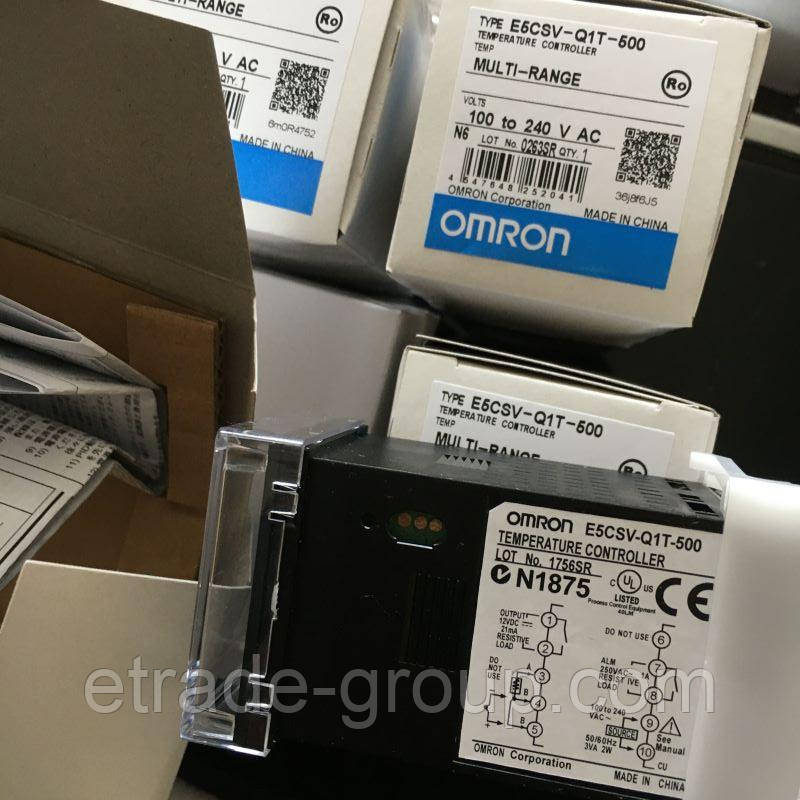 Терморегулятори Omron серії E5CSV (E5CSV-Q1T-500 AC100-240)