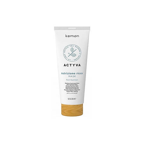 Маска для дуже сухого волосся Ricca Mask NUTRIZIONE KEMON (Кемон) 200 мл, фото 1