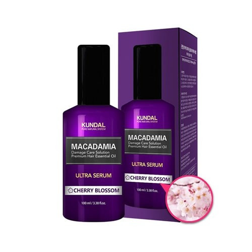 Сироватка для волосся "Квітуча вишня" KUNDAL Macadamia Ultra Serum Cherry Blossom 100ml